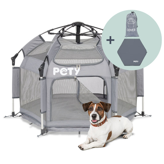 Pety Playpen with Base Mat and Sun Cover (Small)