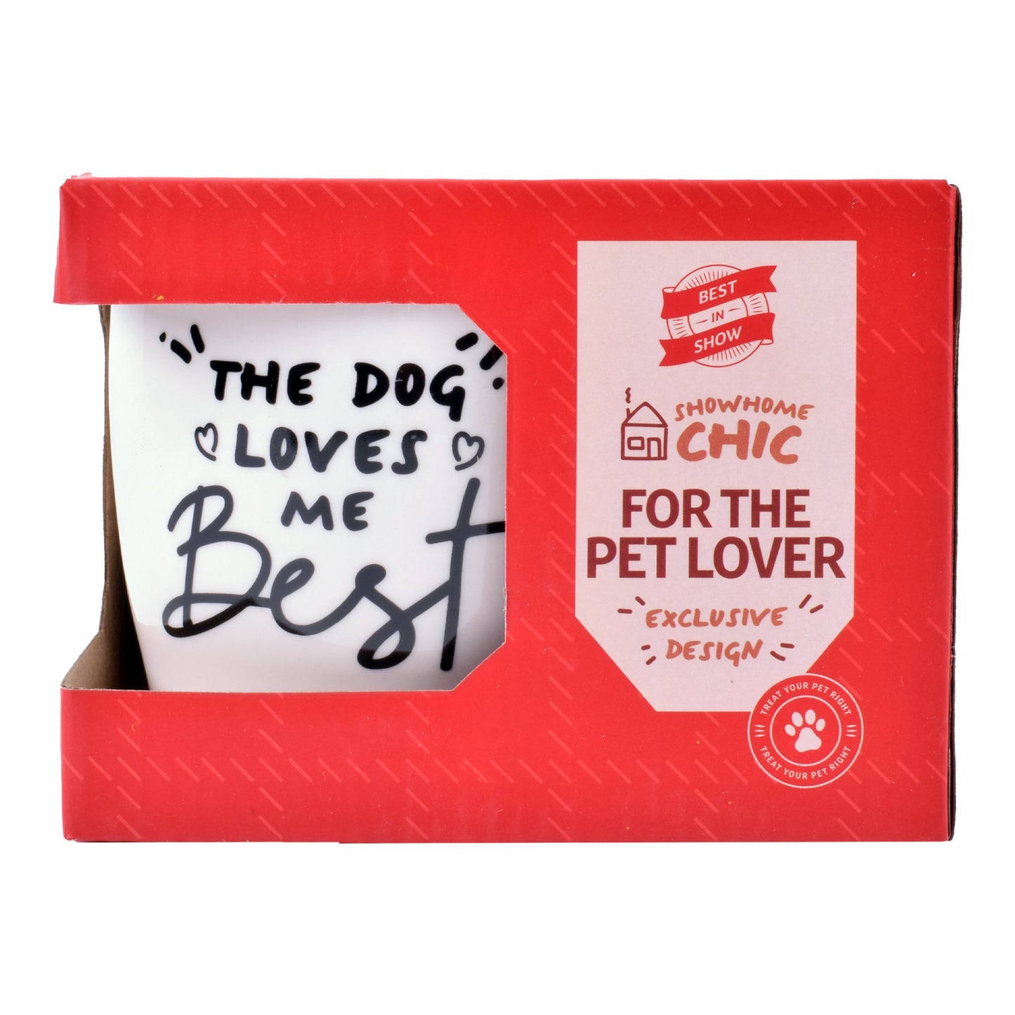 'The Dog Loves Me Best' Mug