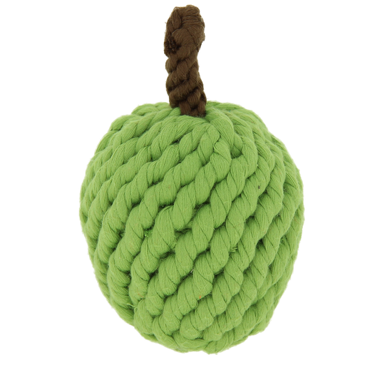 dog toy apple rope natural healthy dental chew Best in Show